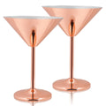 304 Stainless Steel Martini Cocktail Glass Champagne Goblet Wine Cup
