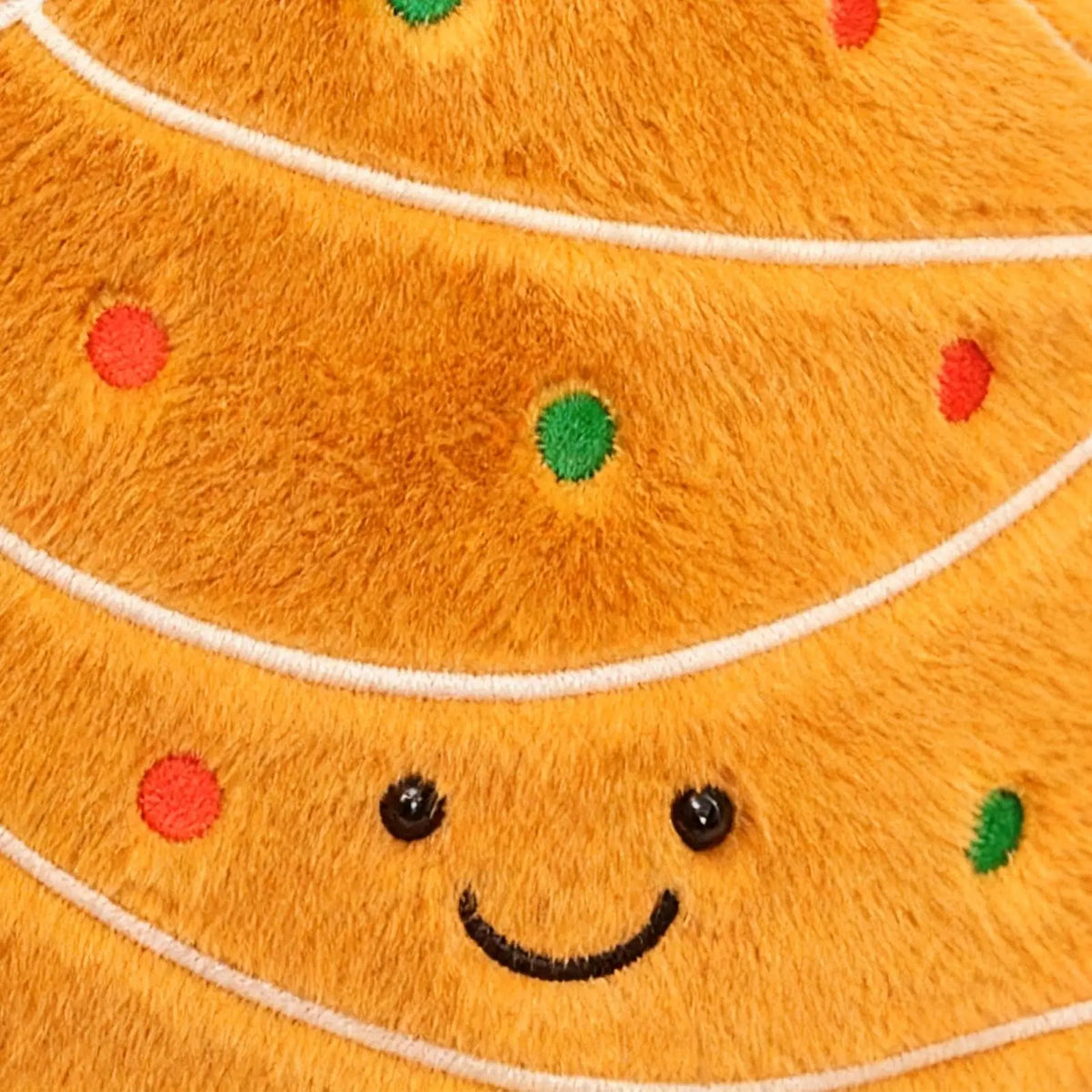 Christmas Plush Decorative Pillow | Tree & Gingerbread Cushion