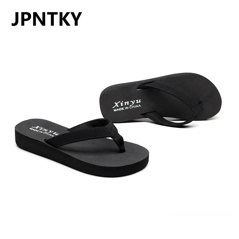 Women's Summer Beach Flip Flops – Flat Casual Sandal Slides