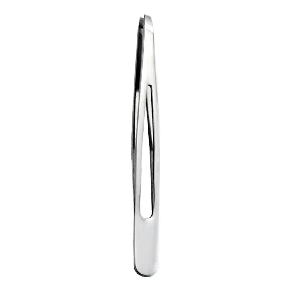 Stainless Steel Slant & Point Tweezers – Eyebrow & Ingrown Hair