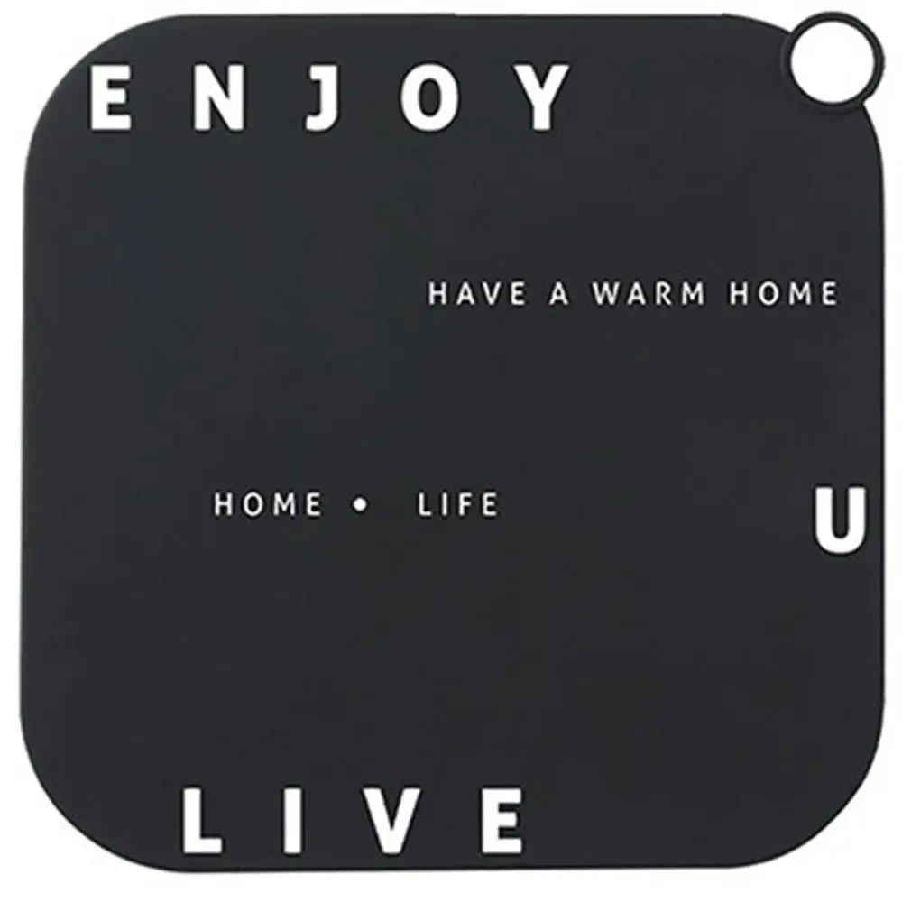 Silicone Hair Catcher Shower Drain Covers Square Shape Easy Clean