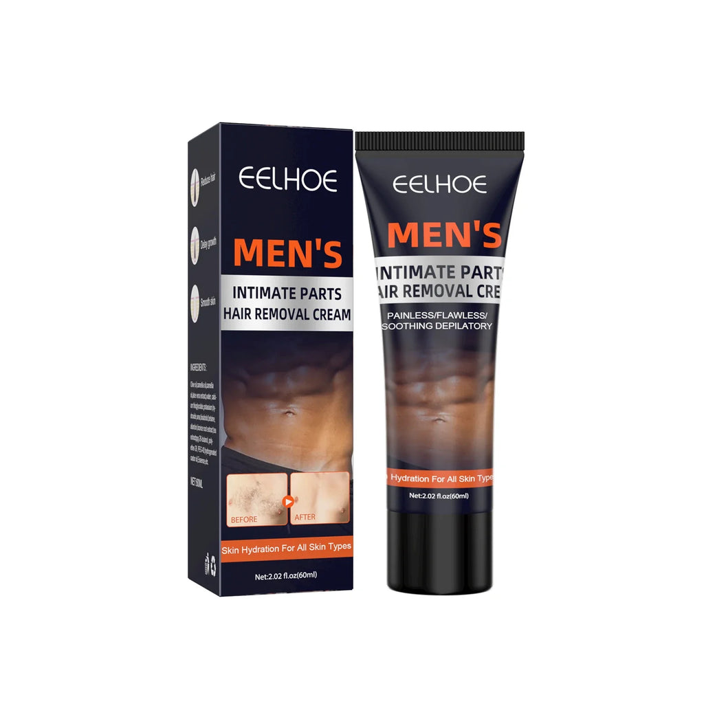 Eelhoe Men's Hair Removal Cream – Chest, Armpit & Leg | 60ml