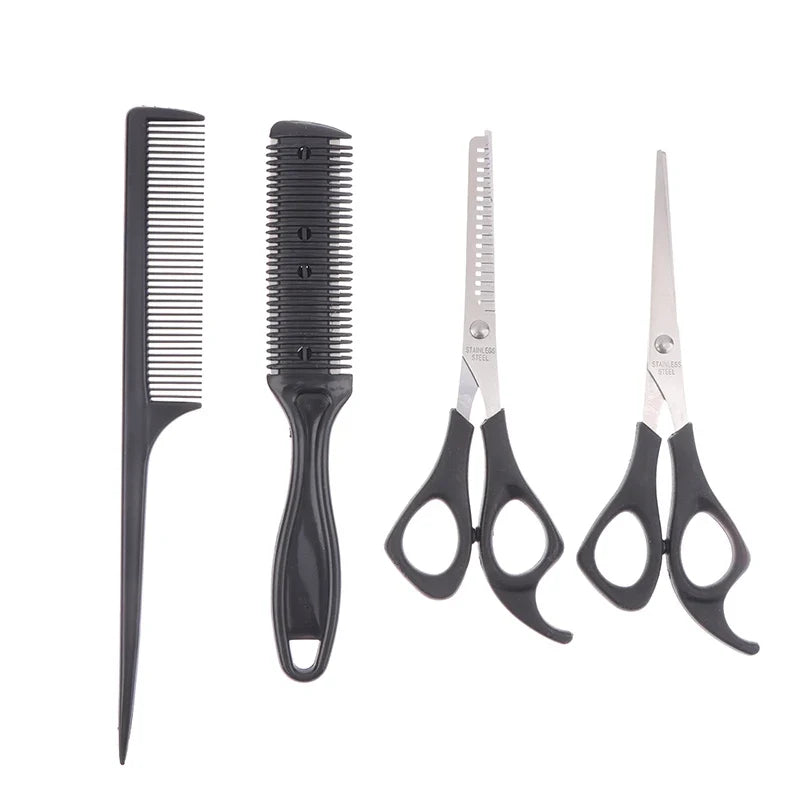 4-Piece Hair Scissors Set – Cutting & Thinning Shears Kit