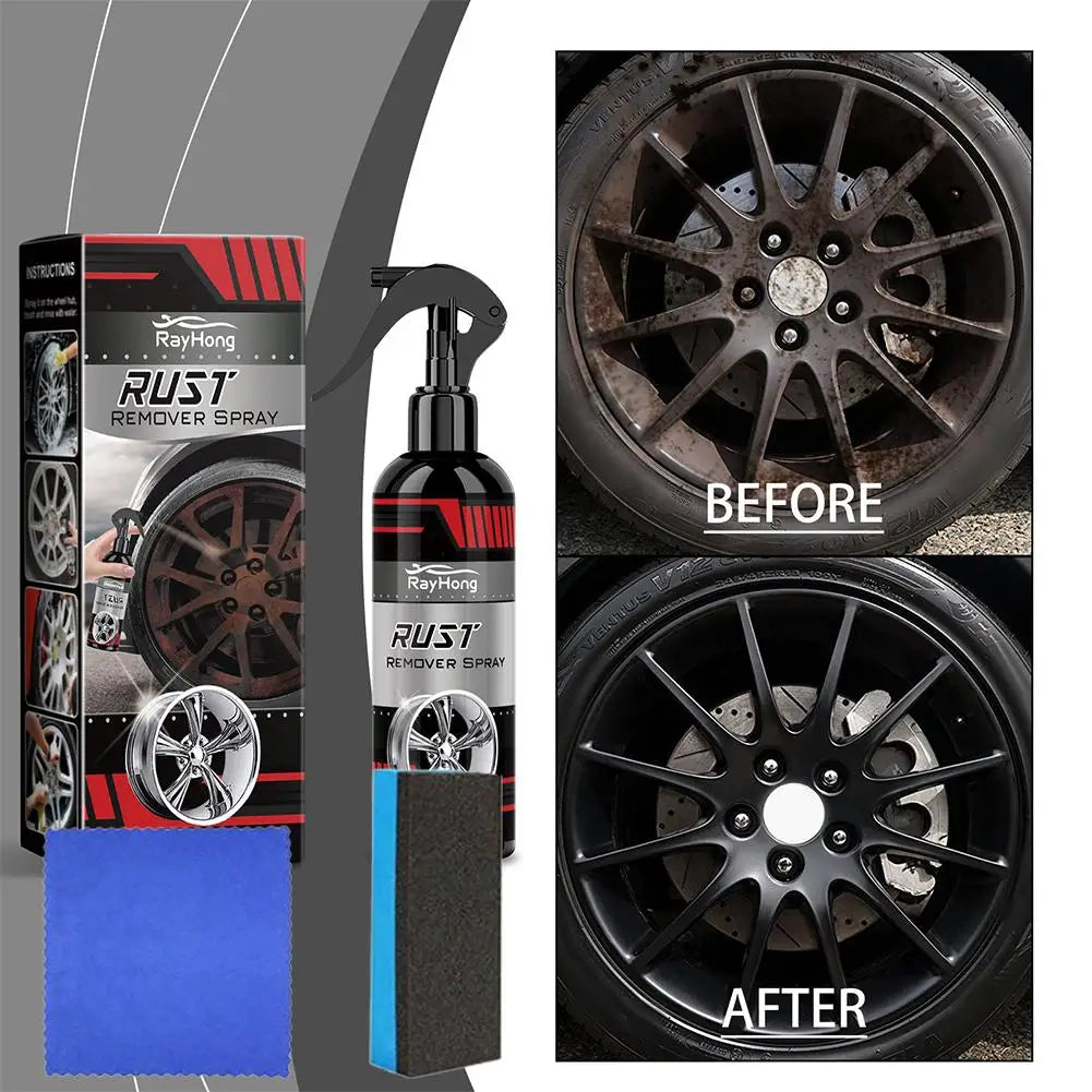 Rust Remover Spray for Car Wheels & Metal – 120ml Kit