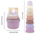8-Piece Stacking Cups Toy for Rabbits, Guinea Pigs & Small Pets
