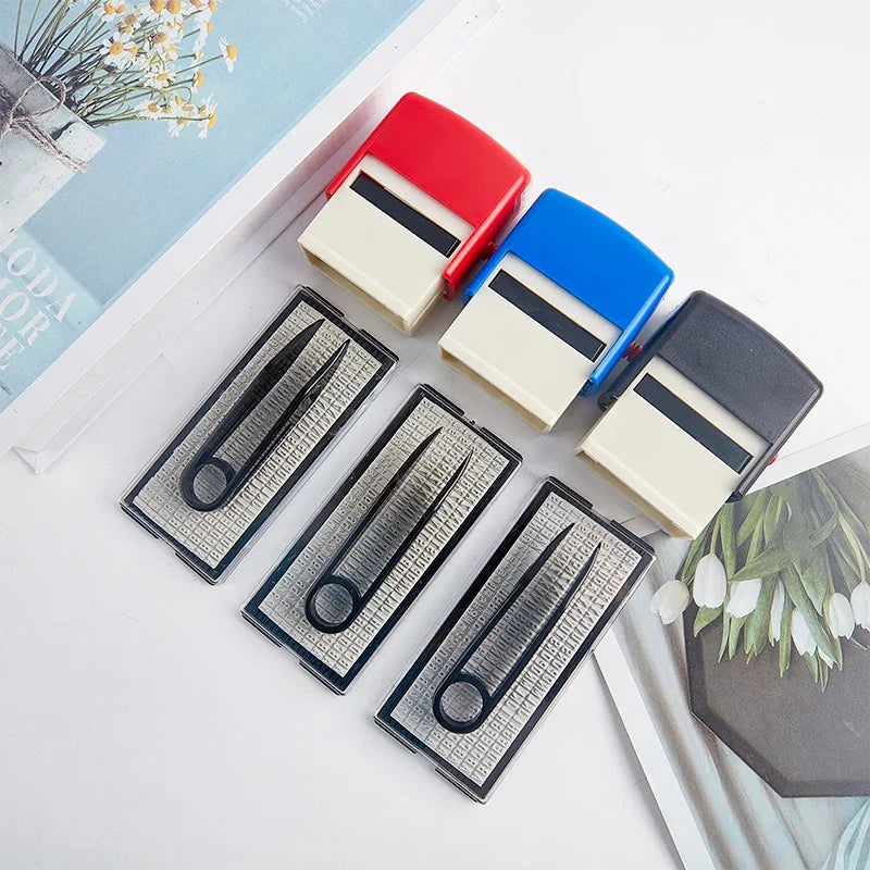 DIY Custom Self-Inking Rubber Stamp Kit – Letters & Numbers