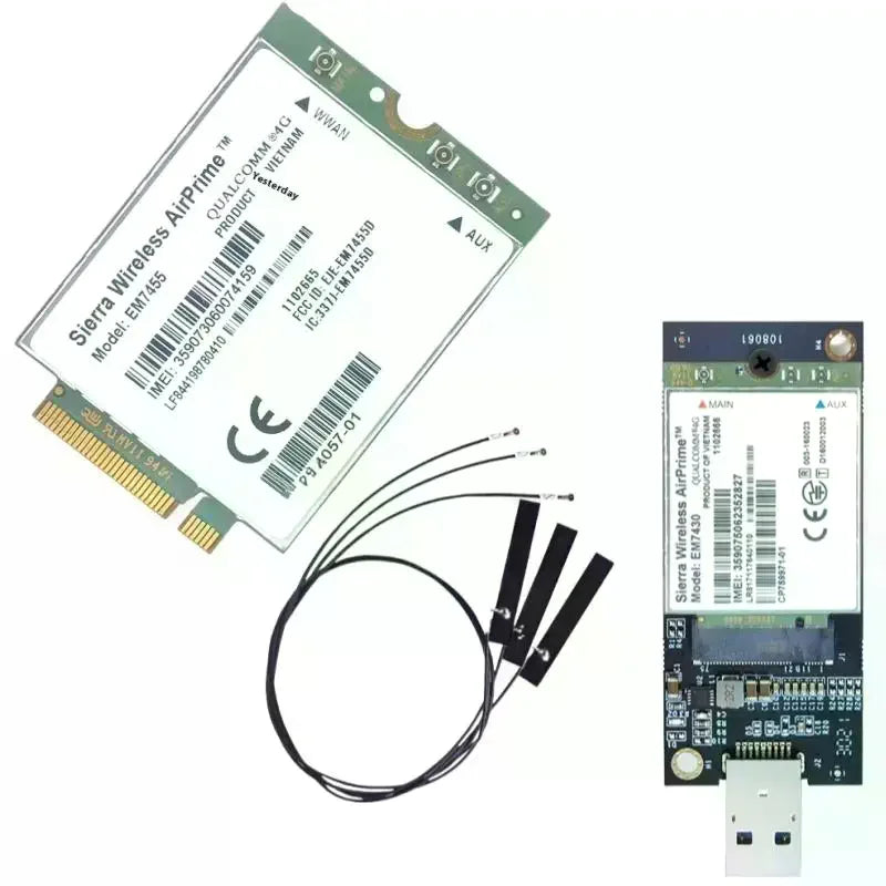 EM7455 4G LTE Cat6 M.2 NGFF Module 300Mbps FDD TDD WWAN