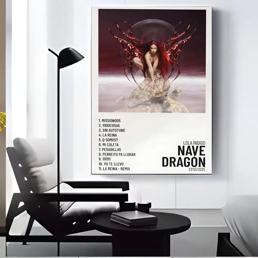 Lola Indigo Album Cover HD Canvas Wall Art Poster | Home Decor