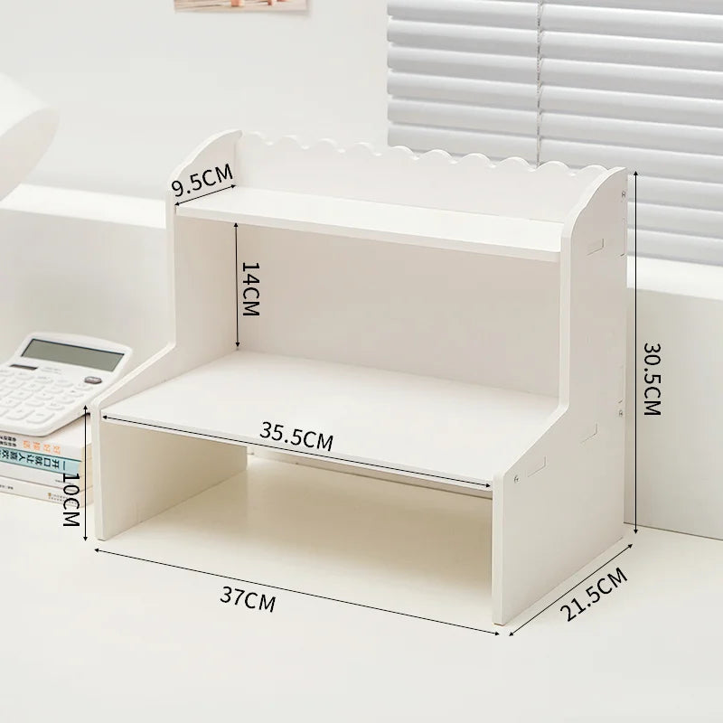 Desktop Multi-Layer Shelf – Stationery, Books & Cosmetics