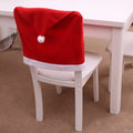 Christmas Chair Cover Red Wedding Meeting Flannel Restaurant Hotel