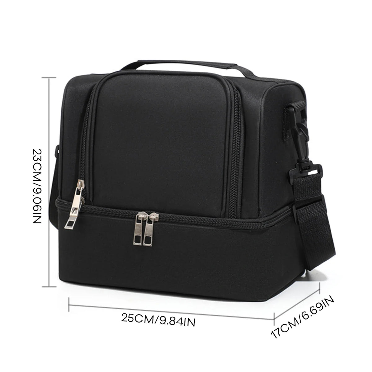 Large Insulated Lunch Bag – Aluminum Foil Thermal Tote