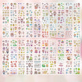 20 Sheets Waterproof Stickers Kids Toddlers 1000+ Vivid Children Boys