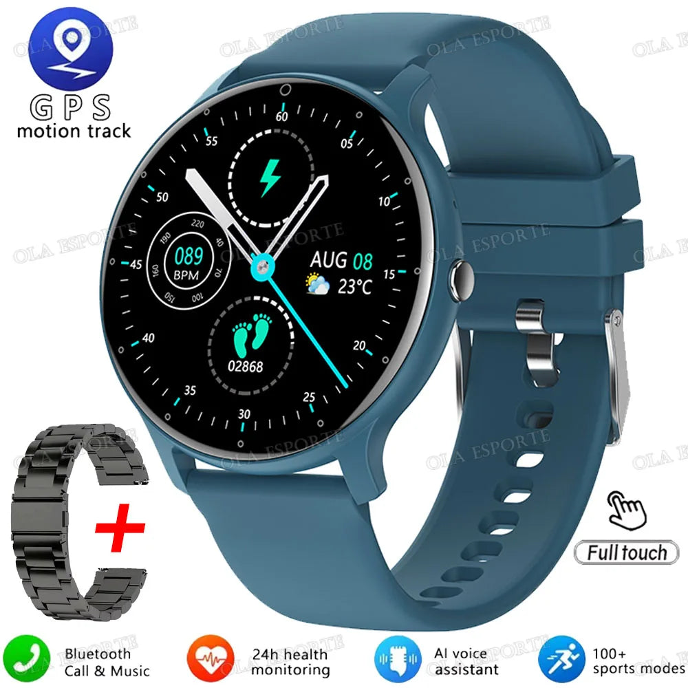 Ola Esporte Smart Watch | Full Touch, IP67, Bluetooth – Men & Women