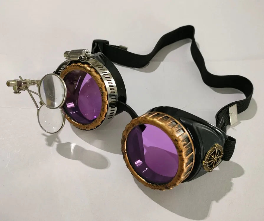 Steampunk Vintage Magnifying Goggles | Cosplay Prop