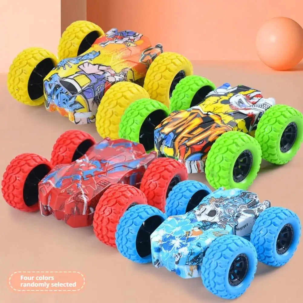Double-sided Inertia Stunt Car Toy Friction Powered Off-road Vehicle