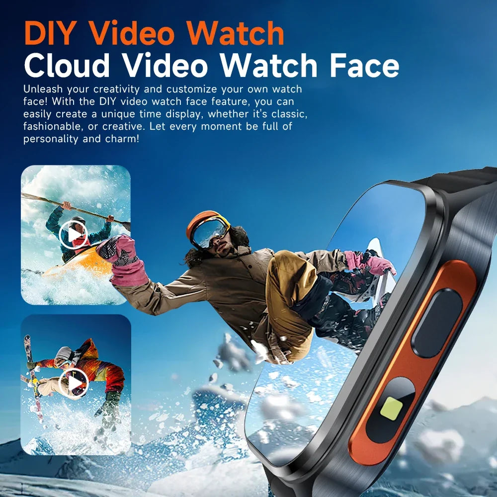 Yoateo Men's Smartwatch | Built-in GPS, Fitness & Compass