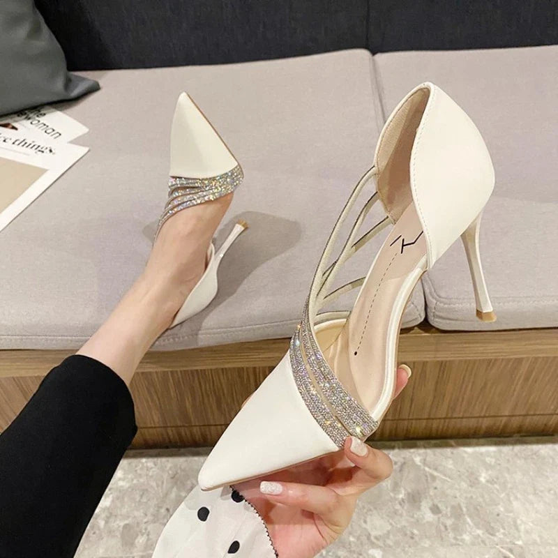 Women's Pointed Toe High Heel Pumps – Elegant Evening Shoes