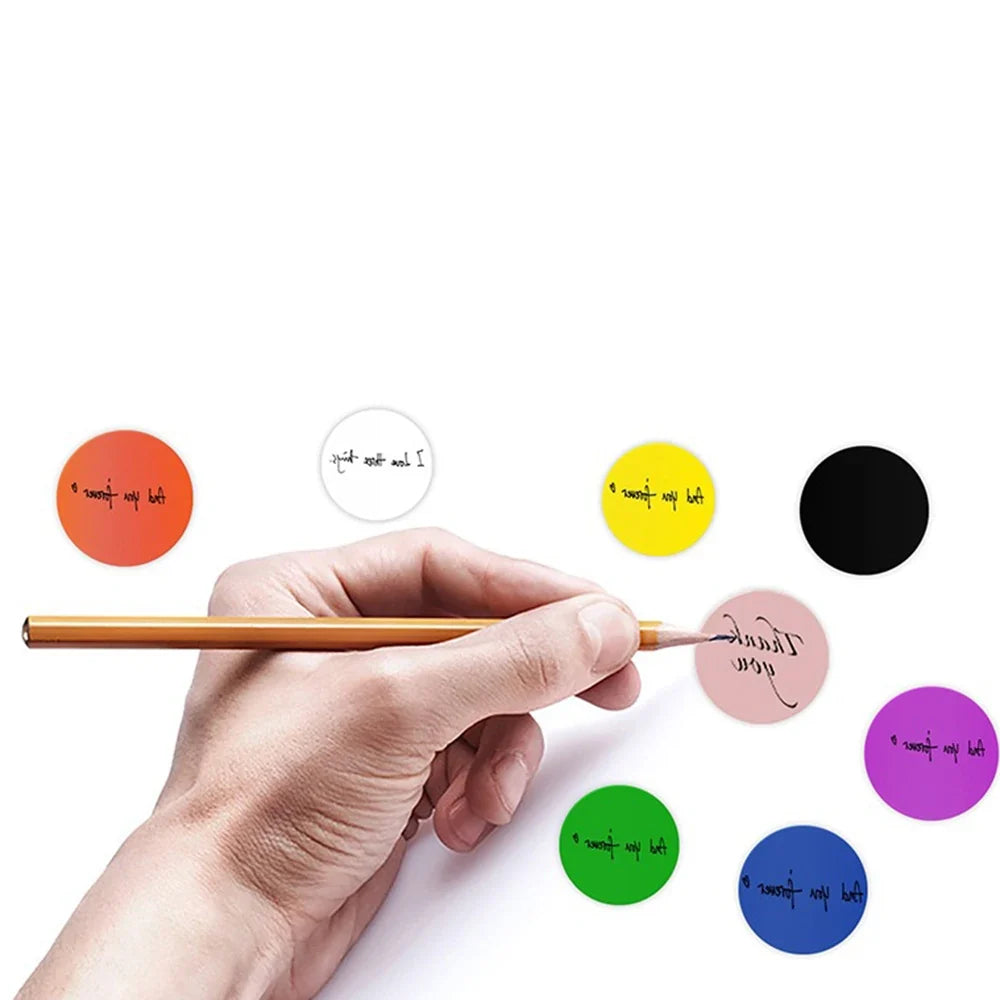 500 Round Dot Color Stickers – 1 Inch Label Roll, 10 Colors