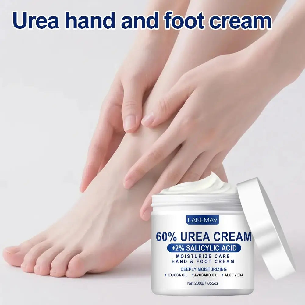 Urea 60% & Salicylic Acid 2% Foot Cream for Cracked Heels 200g