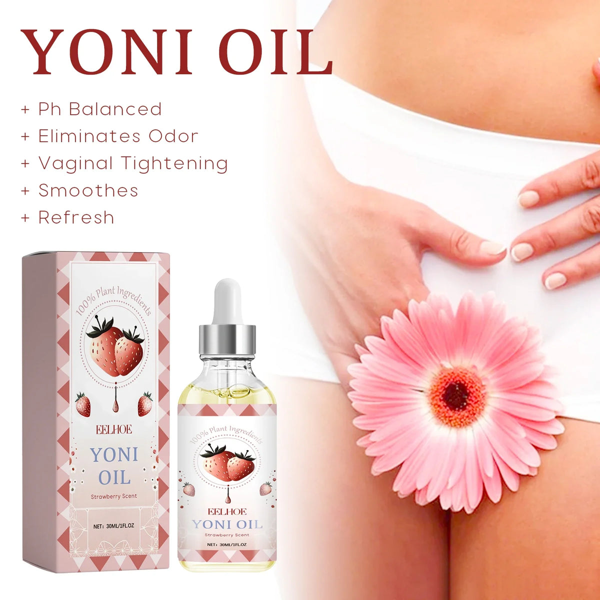 Women's Intimate Care Essential Oil – Gentle Cleanse & Firm Skin