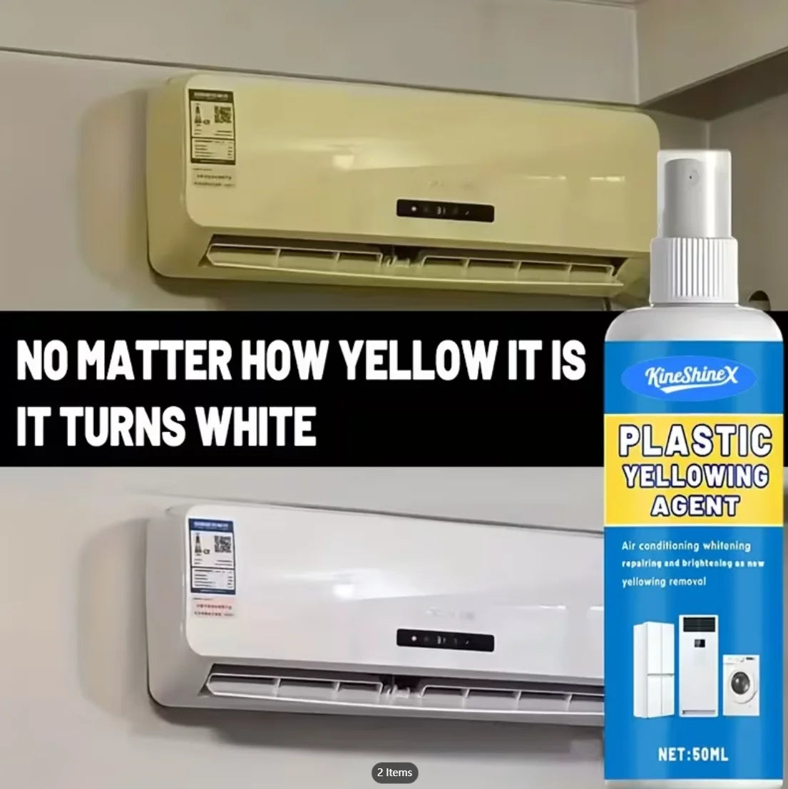 Plastic Cleaner Spray – Restore Gloss on Appliances & Electronics