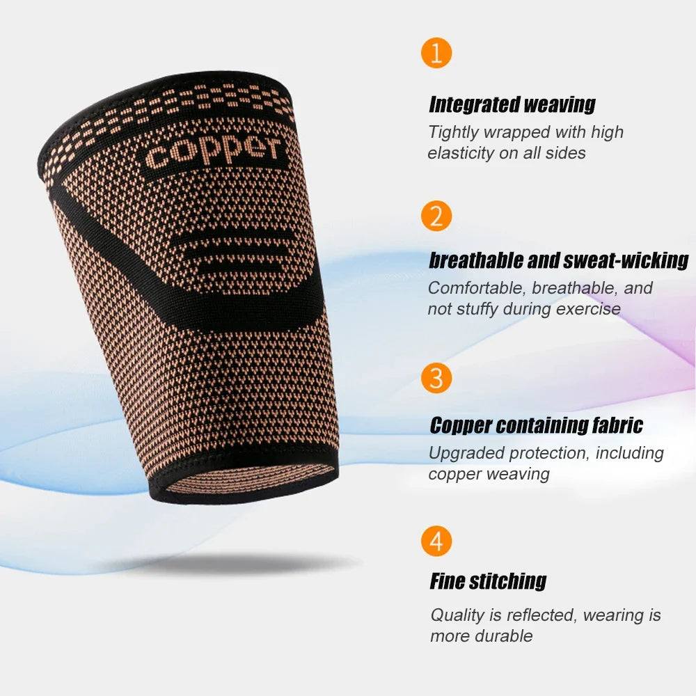 Copper Thigh Compression Sleeve – Hamstring & Quad Support