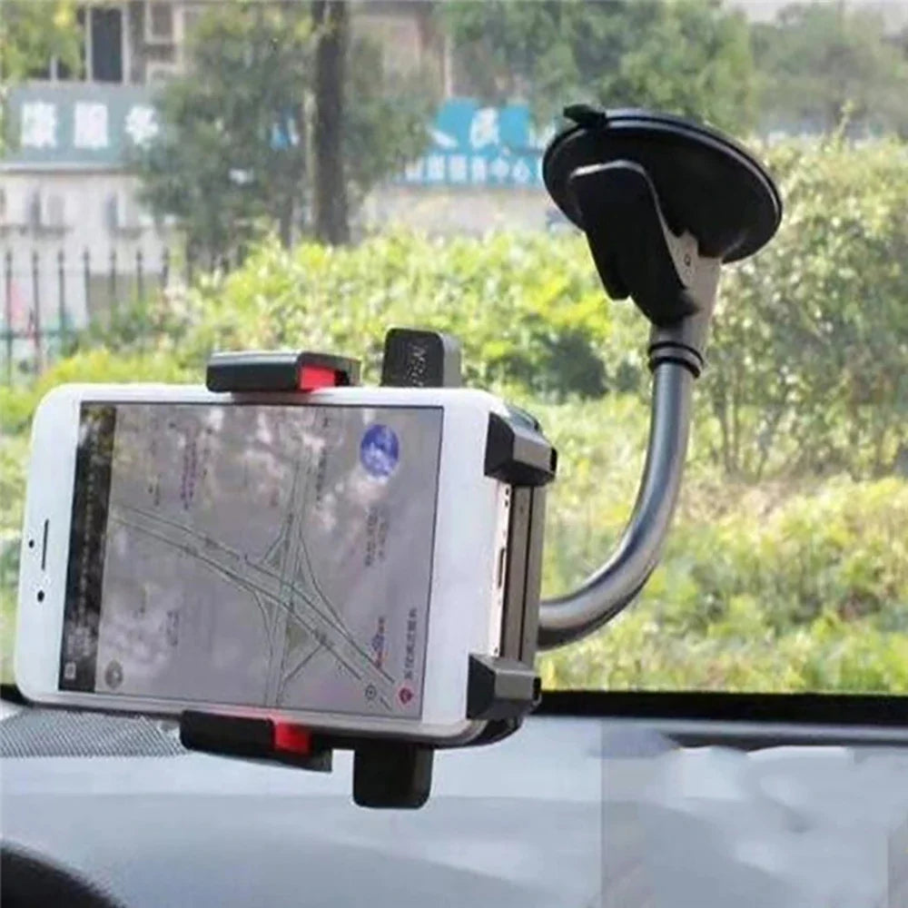Universal Car Phone Holder Suction Cup Windshield Mount