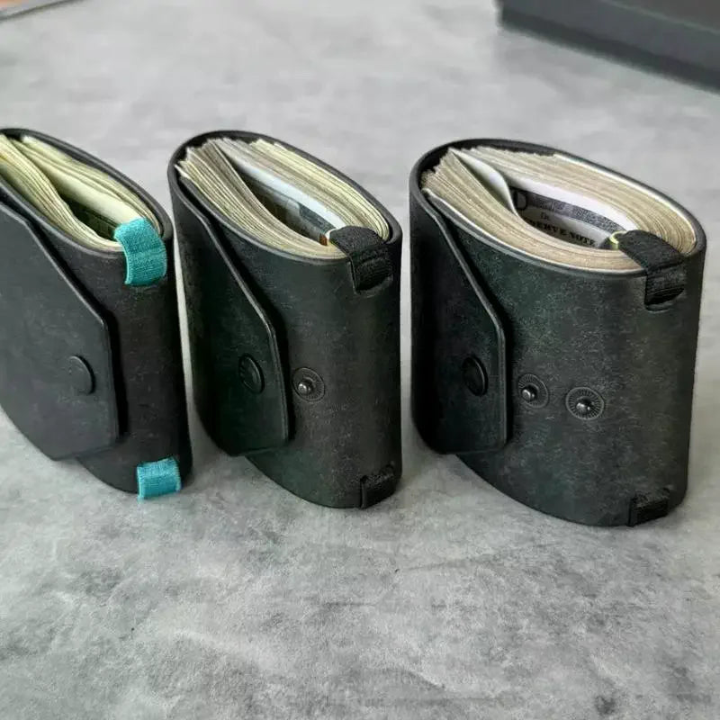 PU Leather Pocket Wallet – Cash & Coin Organizer Clip