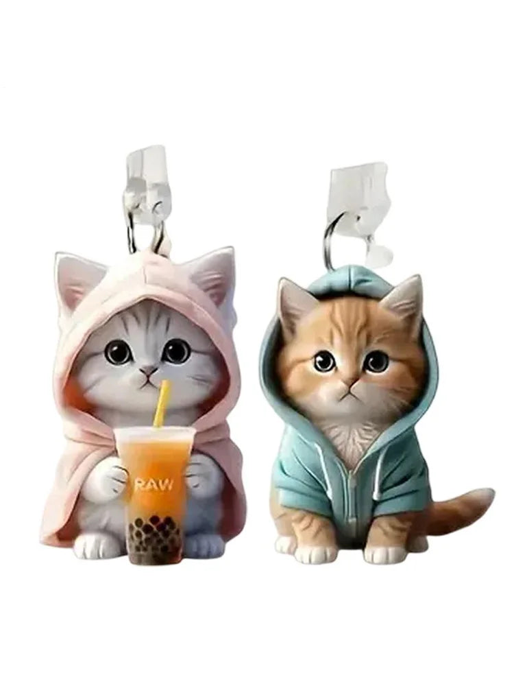 Cute Cat Dust Plug Charm for iPhone & USB-C | Phone Pendant