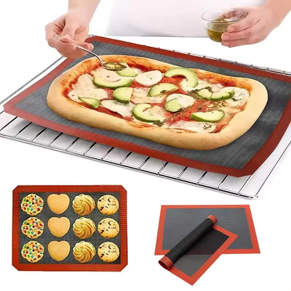 Silicone Baking Mat Sheet 30x40cm Reusable Cookie Non-stick Heat