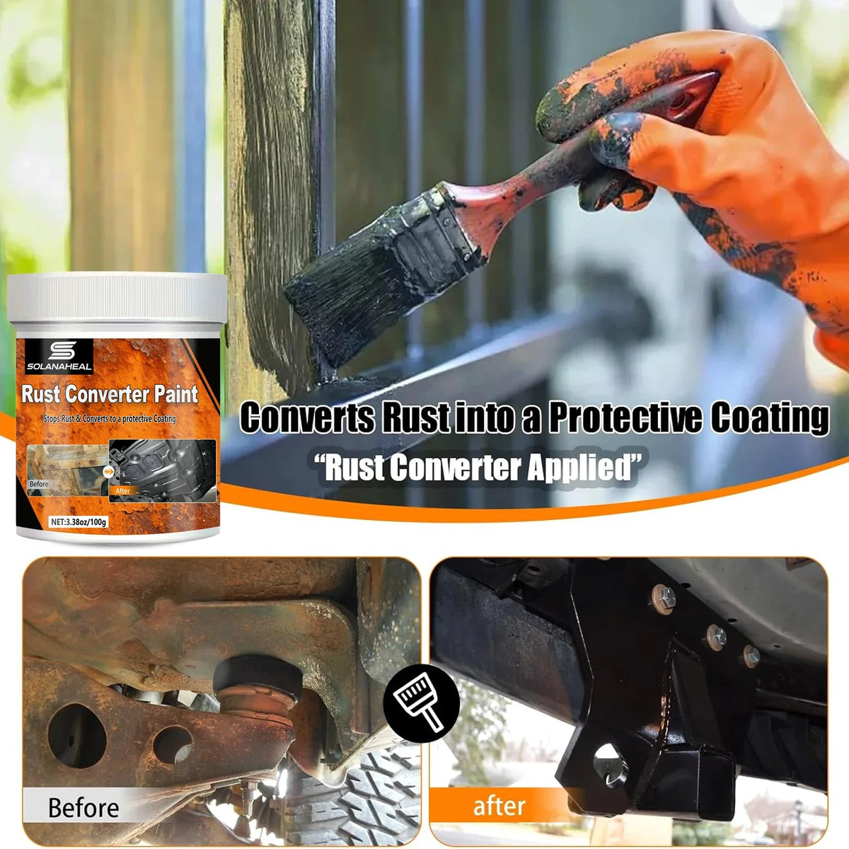 Rust Converter & Metal Primer – Anti-Rust Protective Coating