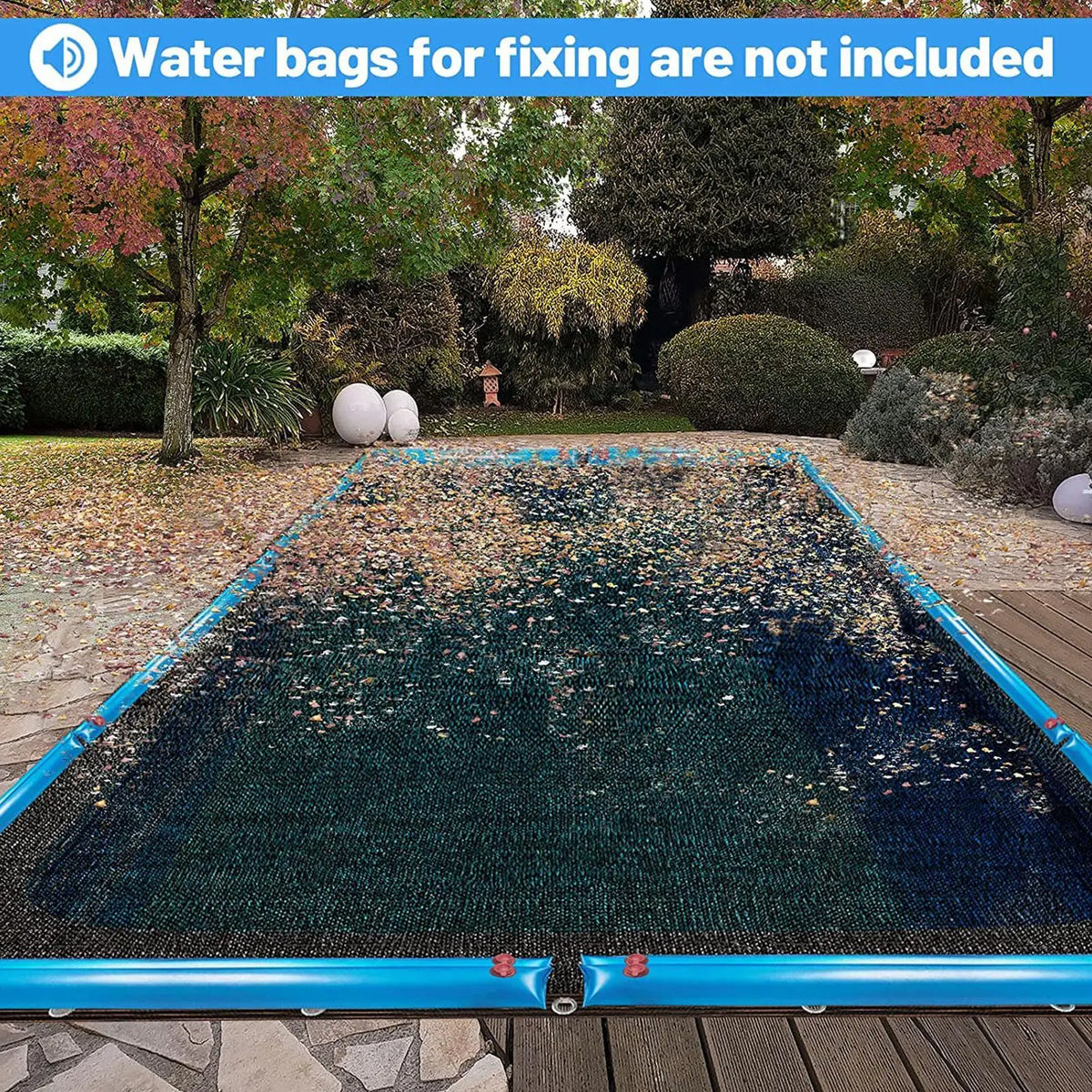 Inground Pool Leaf Cover – Fine Mesh PE Pool Net Screen
