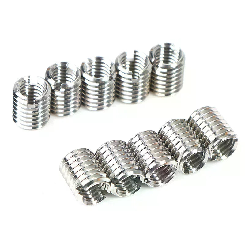 M8 to M6 Stainless Steel Thread Reducer Adapters, 10-Pack