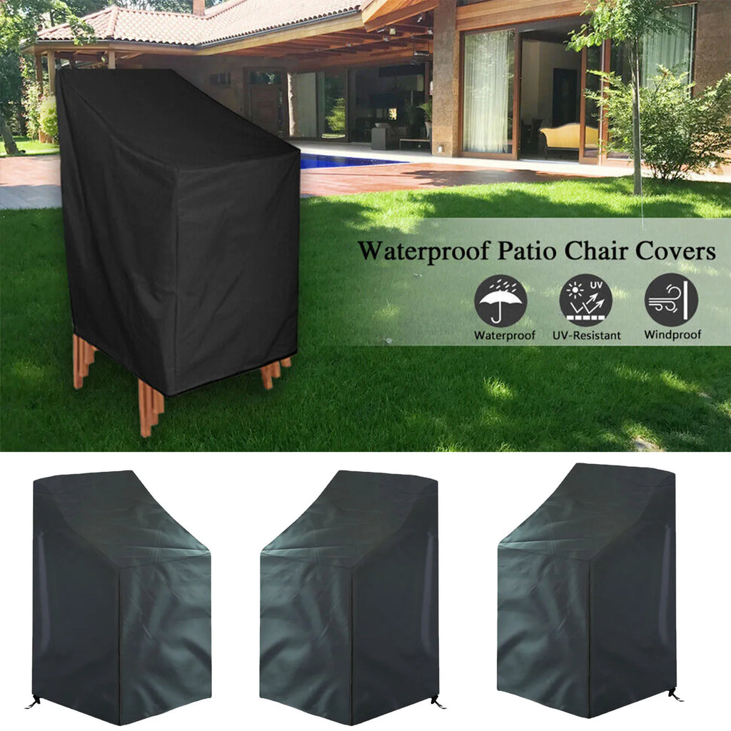 Patio Chair Covers 210D Oxford Water-Resistant Deep Seat Cover