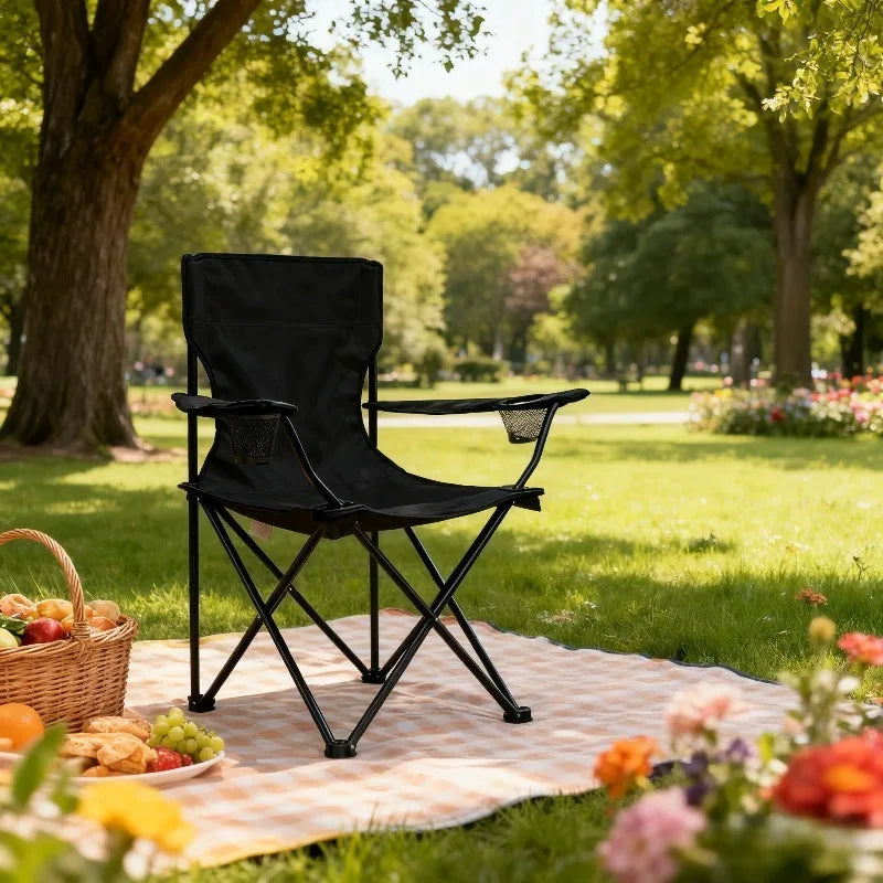 Portable Folding Camping Chair – Lightweight Aluminum Stool