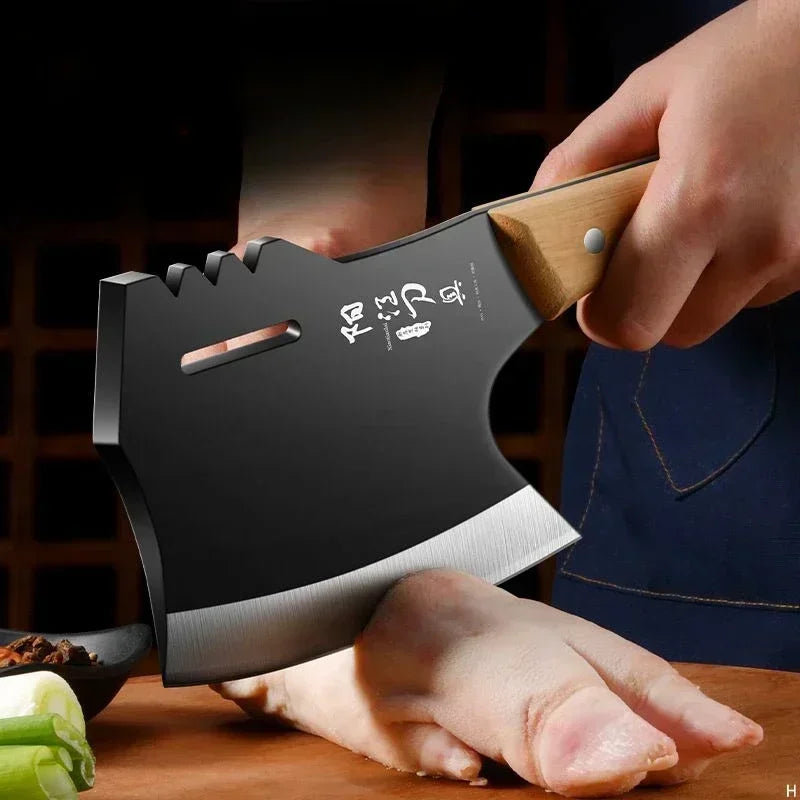 Heavy-Duty Bone Chopper Cleaver – Stainless Steel Butcher Knife