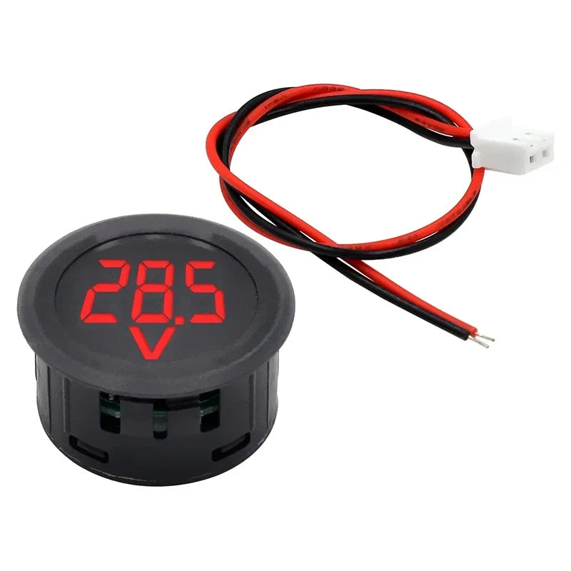 Waterproof DC 4-100V LED Digital Voltmeter – Vehicle Battery Monitor