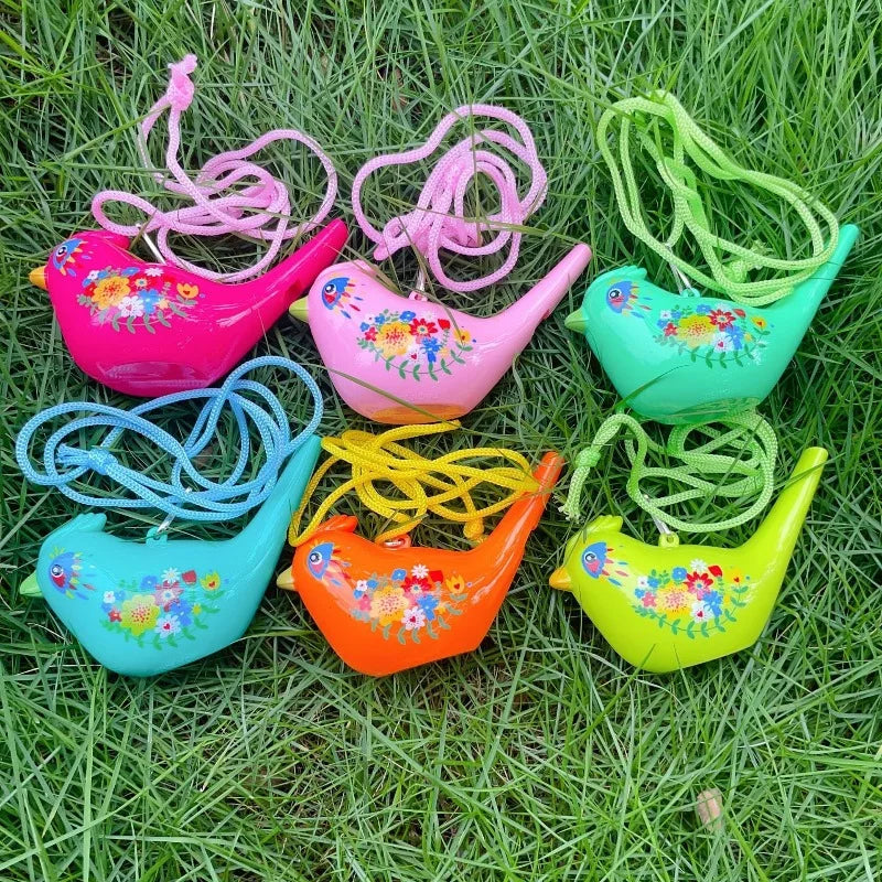 Bird Water Whistle ABS Colorful Pipe Outdoor Team Sports Accessories
