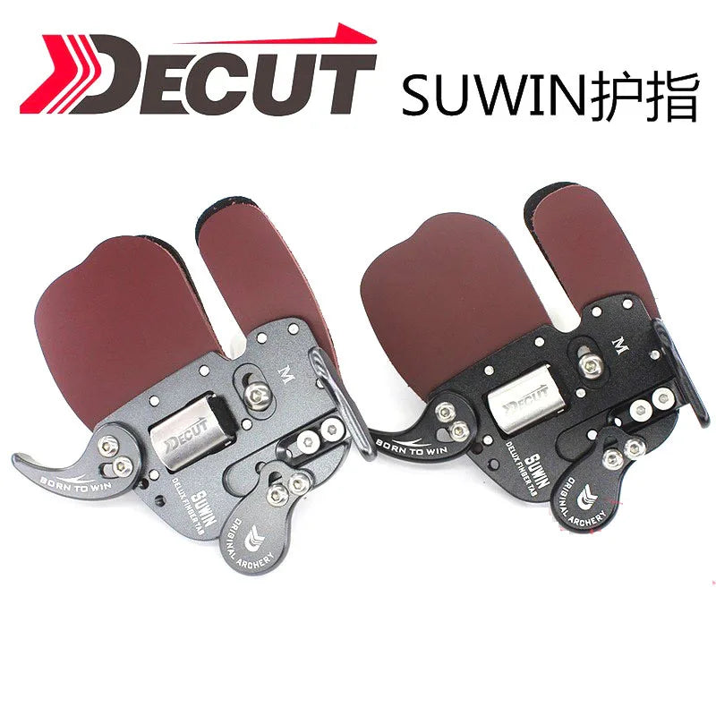 Decut Suwin Archery Finger Guard Bow Shooting Protection Tab Left