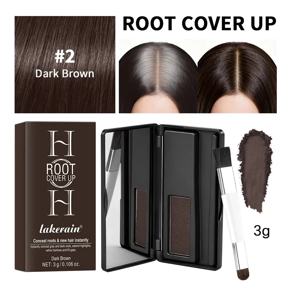 Lakerain Hair Dye Palette & Brush – Instant Root Cover-Up