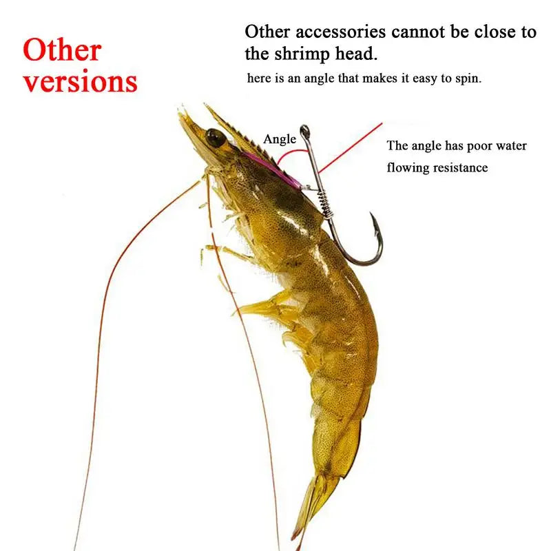 Offset Fishing Hooks Saltwater Portable Fish Accessories Reusable