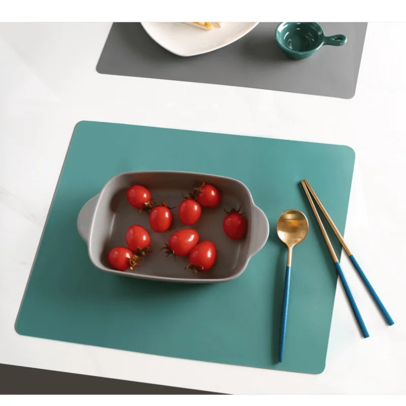 Leeseph Silicone Placemats Non-slip Waterproof Stain Resistant