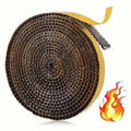 Self Adhesive Fireplace Seal Rope Fiberglass Heat Resistant Door