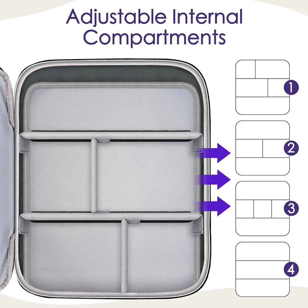 Audio Mixer Bag Compact DJ Case Adjustable Storage Scratch-resistant