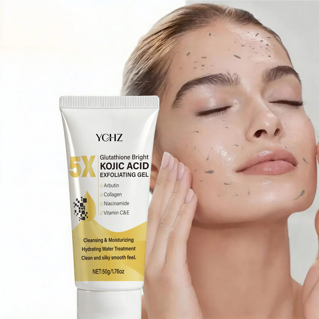 Kojic Acid Exfoliating Gel – Brighten, Even Tone & Moisturize