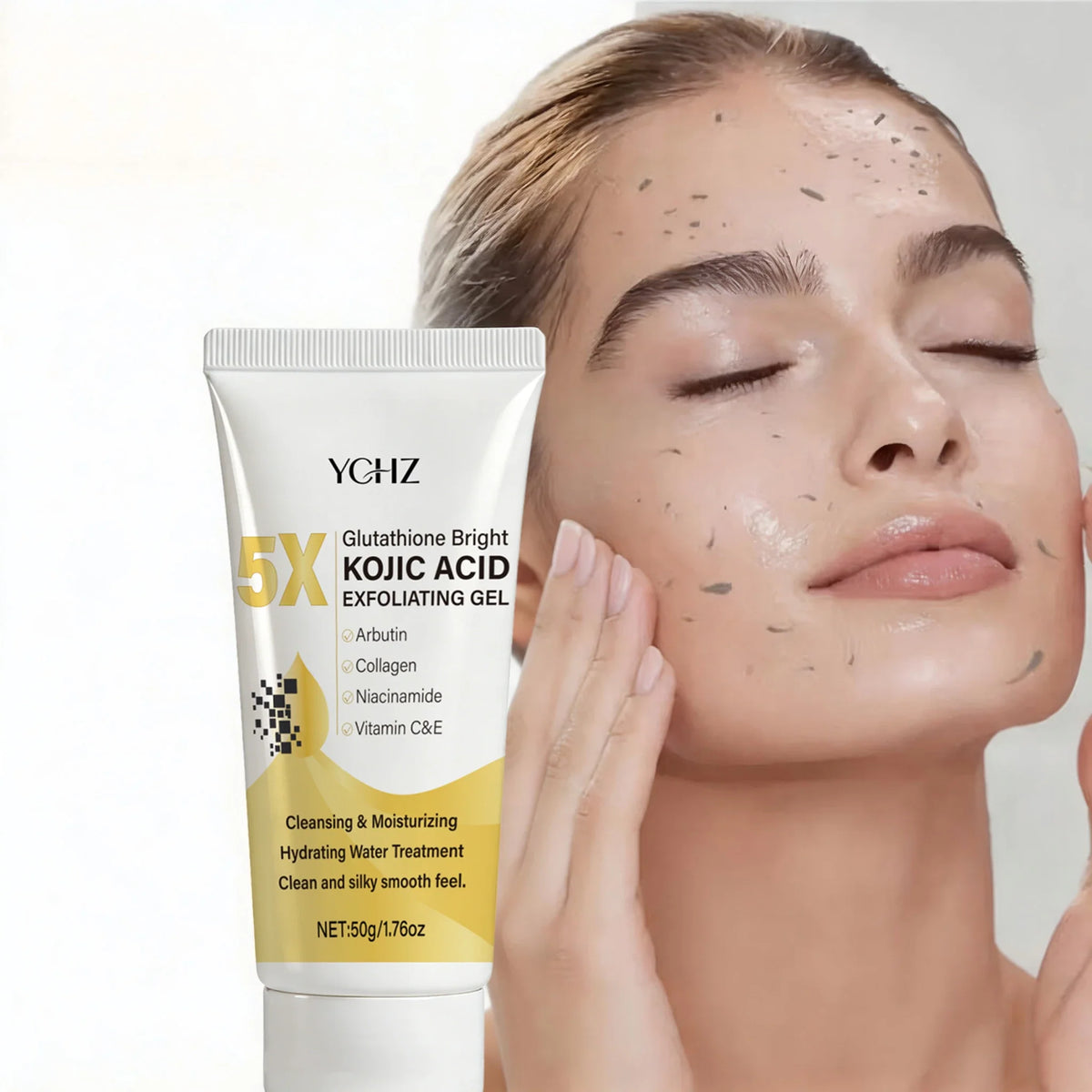 Kojic Acid Exfoliating Gel – Brighten, Even Tone & Moisturize