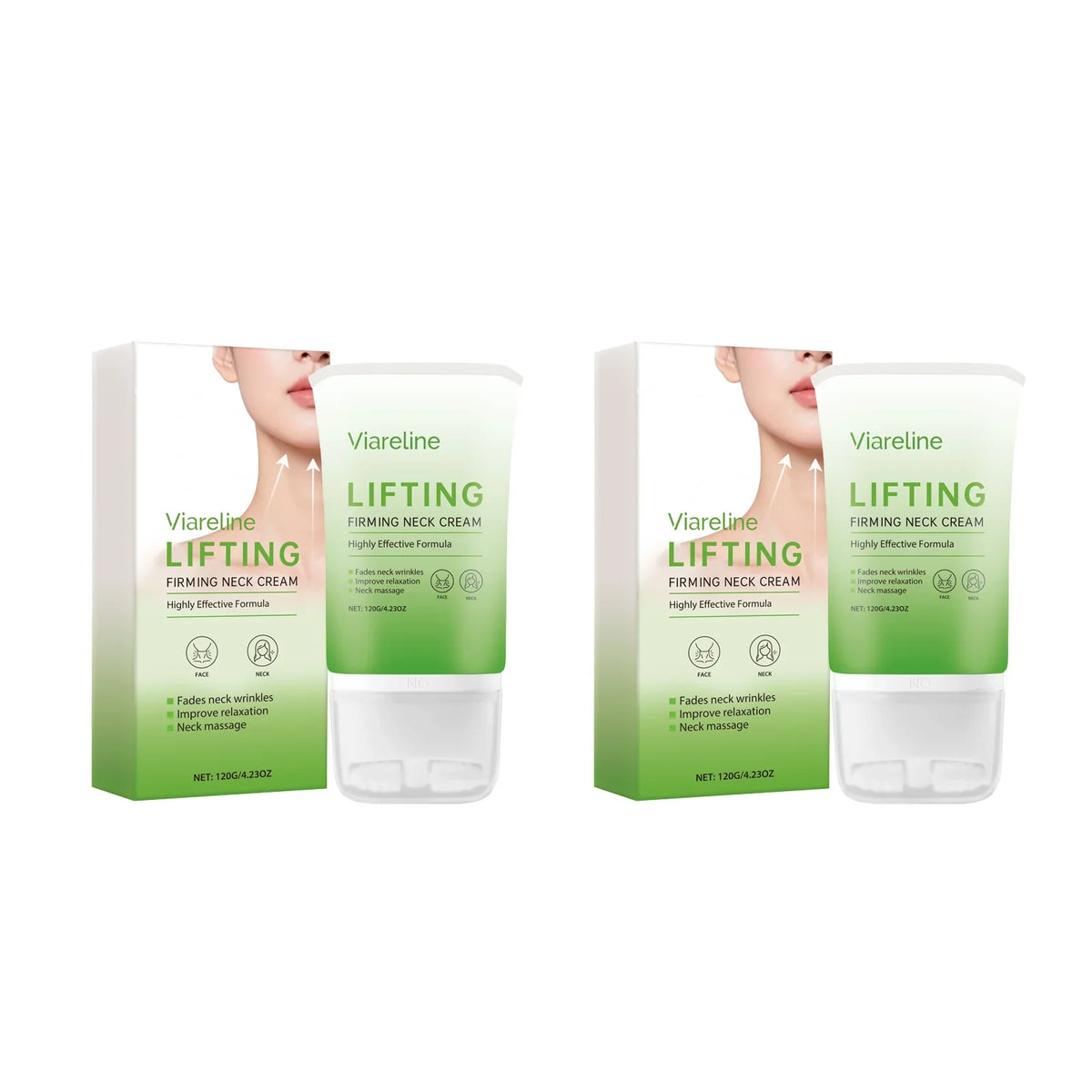 Viareline Firming Neck Cream – Lifting & Tightening 120g