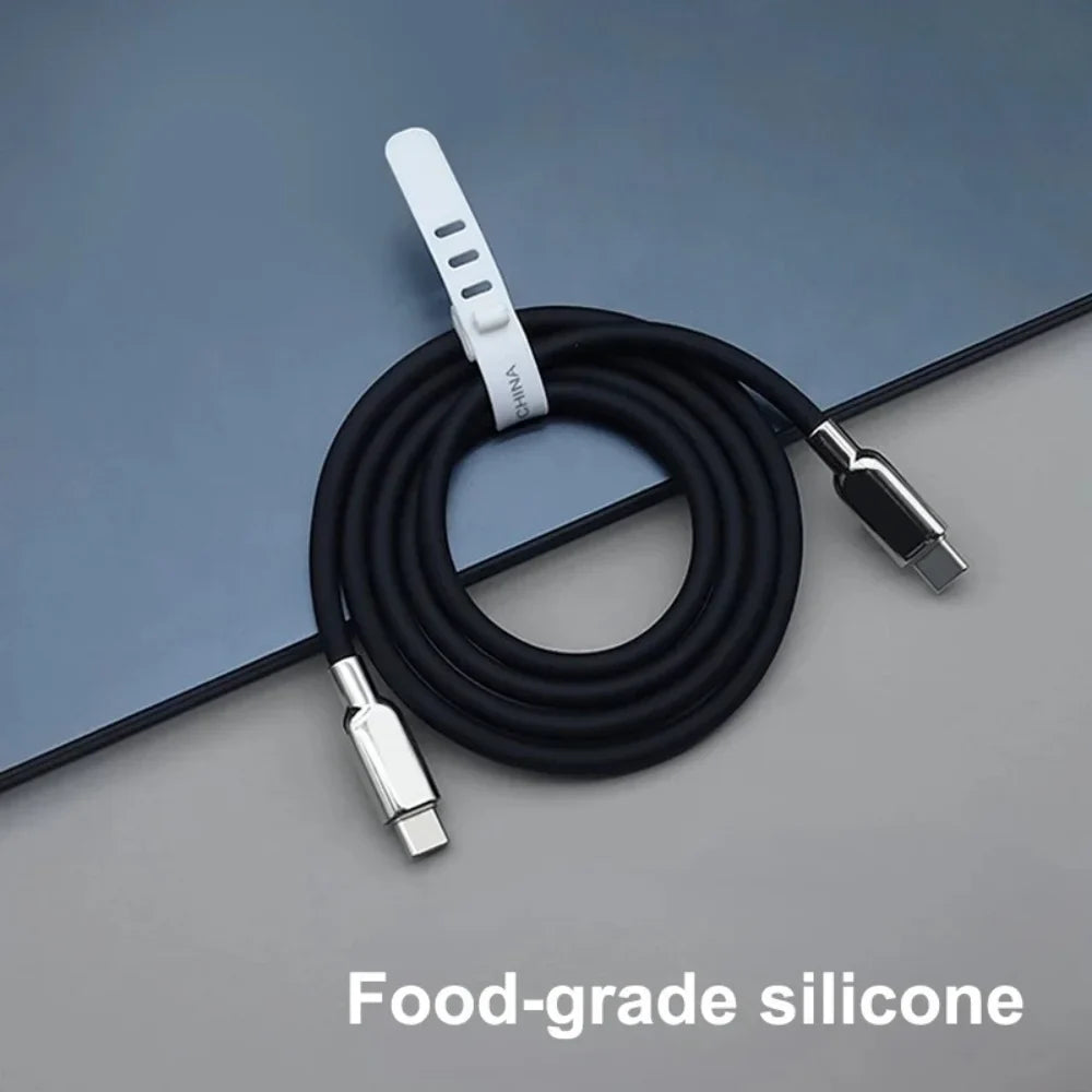 240W USB-C to USB-C Fast Charging Liquid Silicone Cable