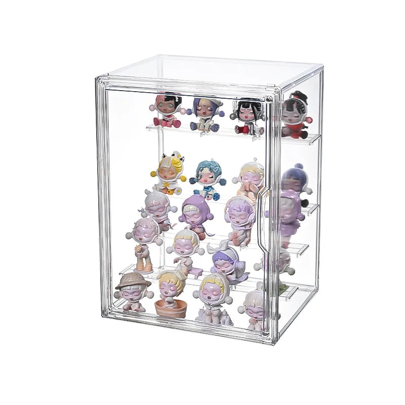 Acrylic Wall Mounted Display Cabinet | Removable Shelves