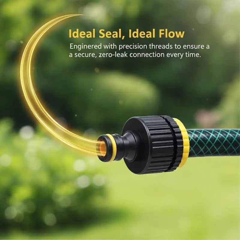 Garden Hose Quick Connector 1/2" 3/4" 1" Thread Irrigation Fitting